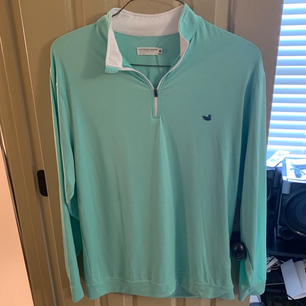 Southern Marsh Zip Up Pullover. Size L.